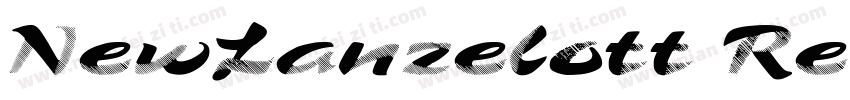 NewLanzelott Regularpeak字体转换